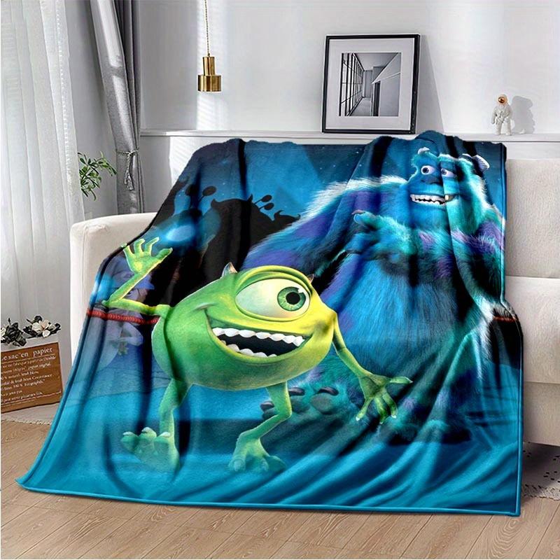 1pc Monsters University Printing Blanket Soft, All Season Throw for Living Room, Bedroom,Personalized Gift with Adorable Cartoon Design