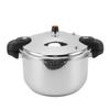 Stainless Steel Pressure Cooker, 10L/12L/16L, Stovetop Pressure Canner with Easy-Lock Lid, Fast Cooking Canner Pot, Compatible with Gas, Induction, an