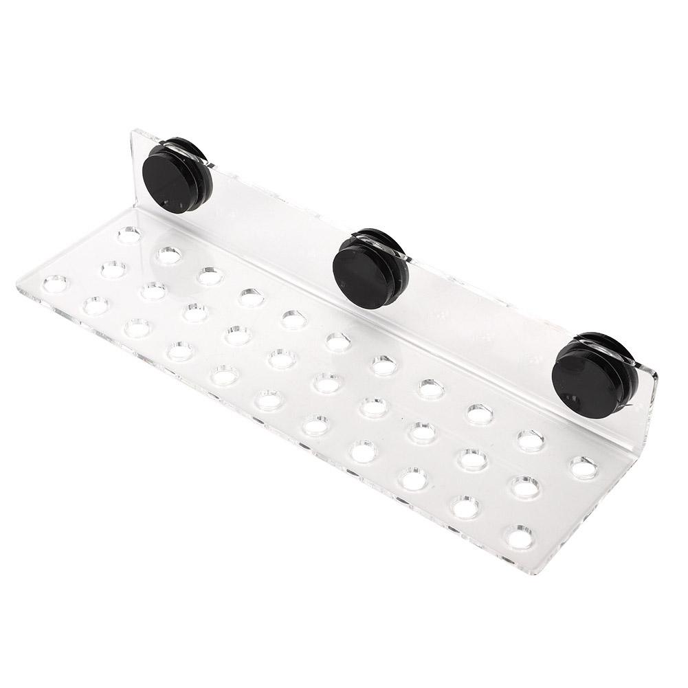 Кронштейн для подставки для кораллов в аквариуме, акриловый, с сильным присоской, кронштейн для подставки для кораллов, 32 отверстия