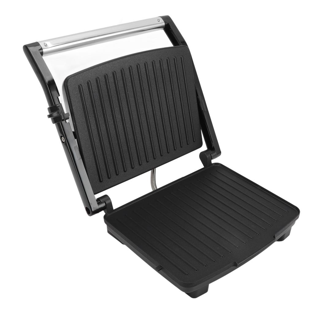 Электрический гриль 2000 Вт из нержавеющей стали ABS для домашнего приготовления стейков, сэндвичей, хлеба, мяса, двухсторонней жарки