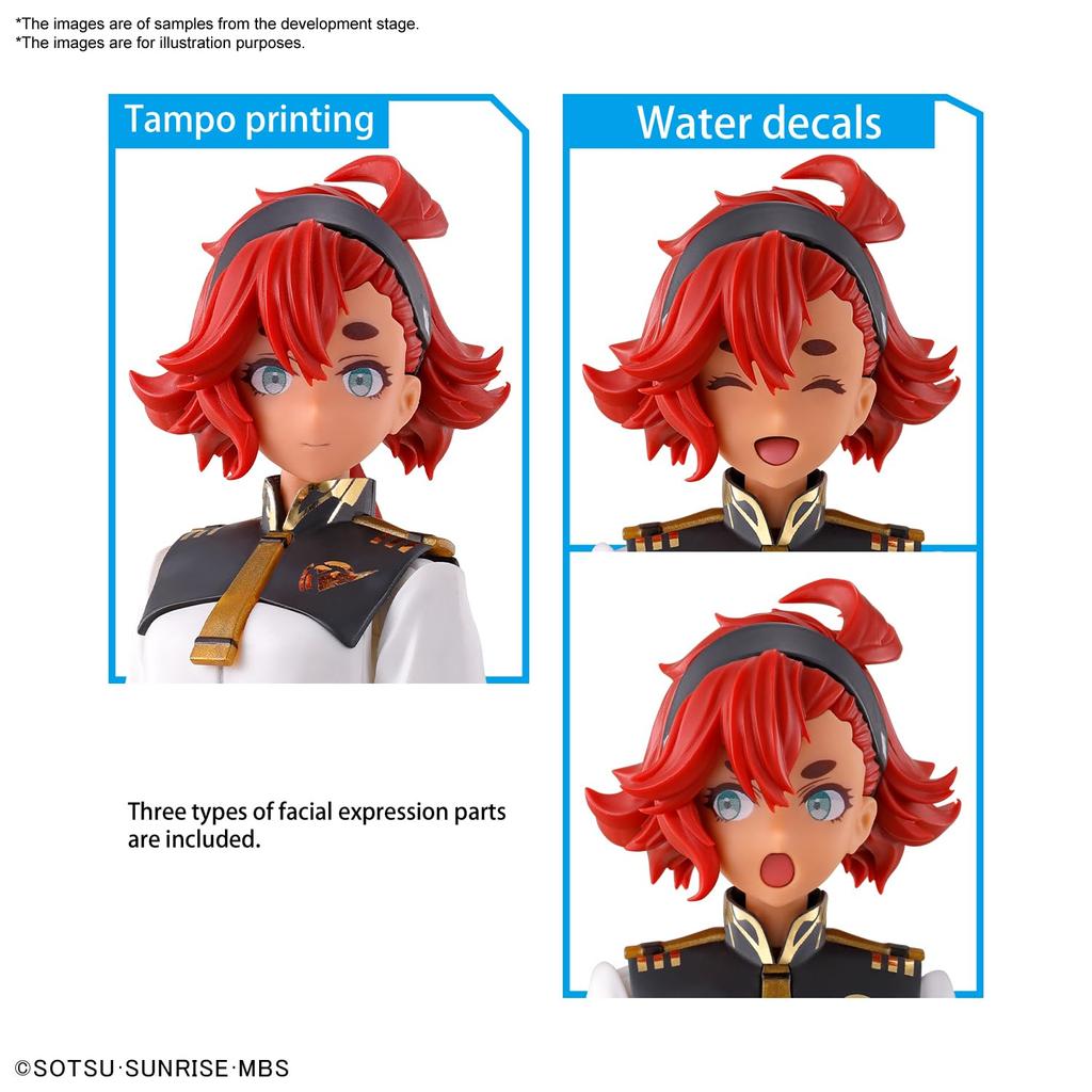 BANDAI SPIRITS Figure-rise Standard Mobile Suit Gundam Witch of Mercury Thretta Mercury Color-coded Plastic Model