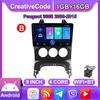 Система GPS-навигации для Peugeot 3008 2009-2015, 2 Din, Android, Wi-Fi, автомобильный мультимедийный плеер, авто стерео, FM-радио, головное устройство 1 + 16 ГБ