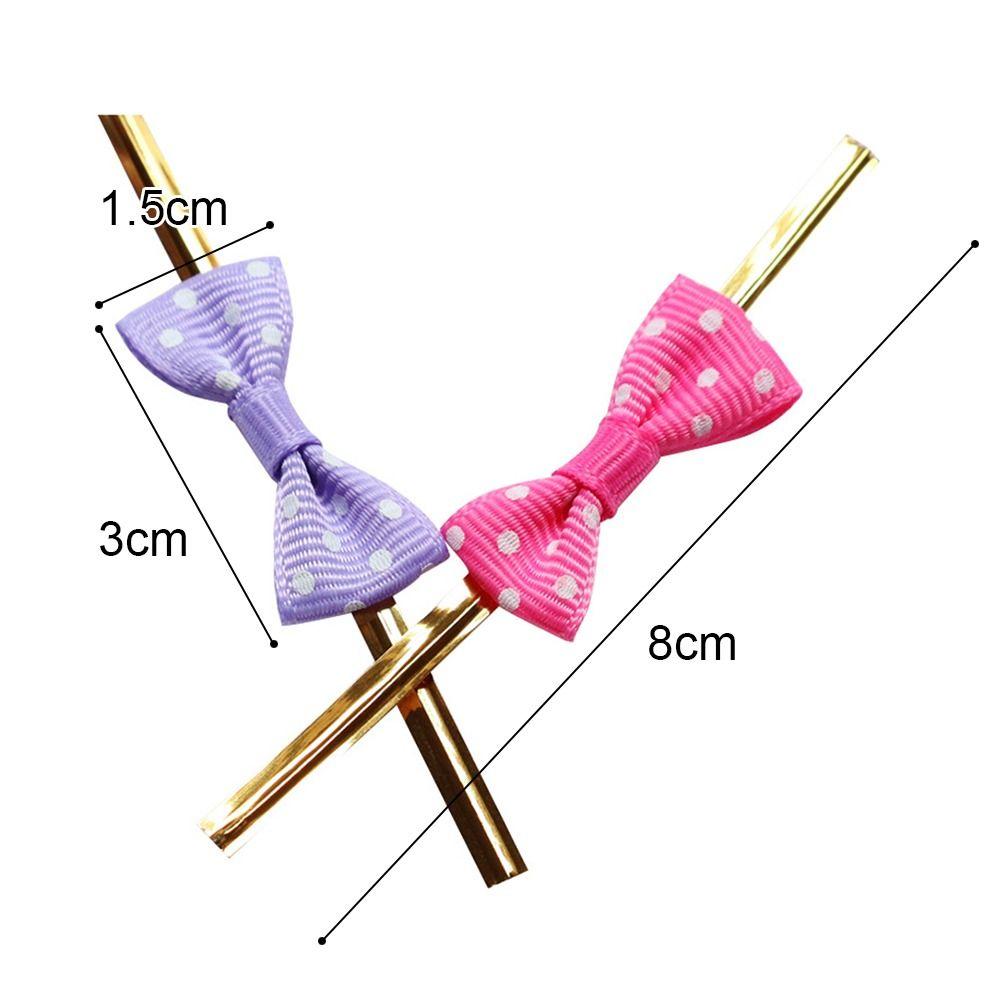 100 шт. Новые DIY Галстук-бабочка Упаковка Золотая проволока Бантик Крепежная проволока Упаковочные пакеты для леденцов и подарков Фиксатор Герметизация Фиксирующие завязки