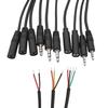 1Pcs 2.5mm/3.5mm Audio Plug Jack 30cm Length DIY Audio Extension Wire  Earphone Repair