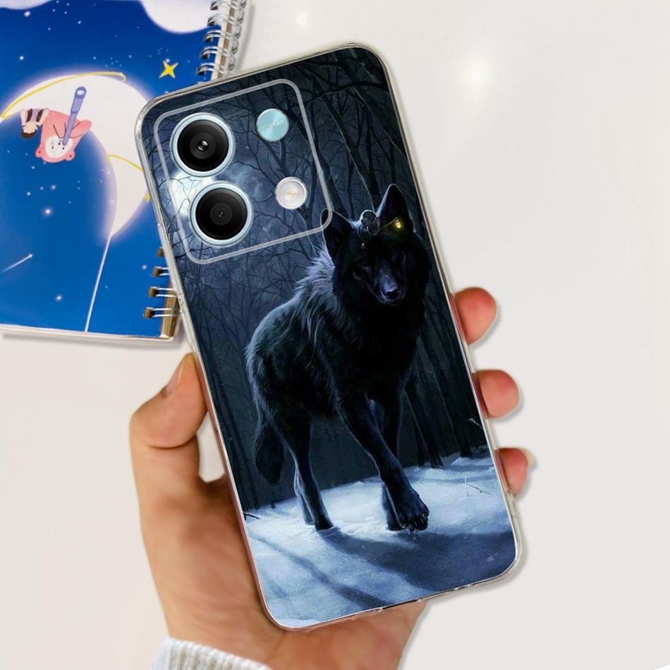 For Xiaomi Redmi Note 13 4G Case Redmi Note 13 Pro 4G Global Cute Soft Silicone TPU Slim Cover For Redmi Note13 13Pro 4G