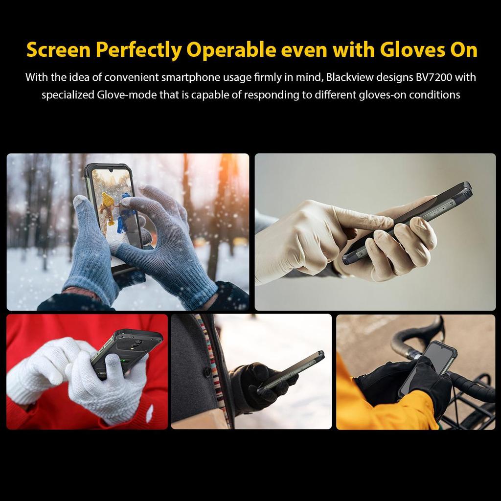 Blackview BV7200 10GB+128GB 6.1" Rugged Smartphone  5180mAh 18W 50MP