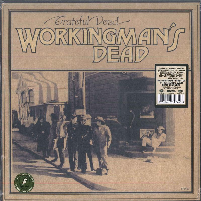 Виниловая пластинка GRATEFUL DEAD Workingmans Dead RR11869 Warner Records 2020 США Евро Рок