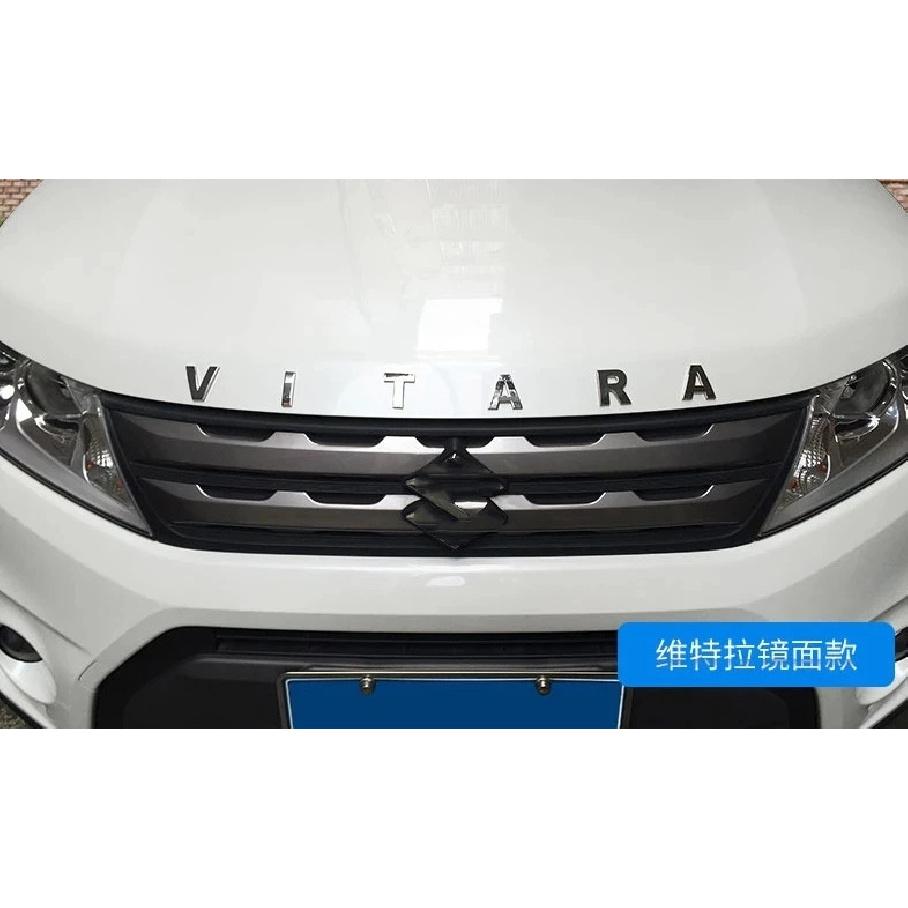 For Suzuki Vitara 2014 2015 2016 2017 2018 Front Cover Grill Car Letter Sticker Trim Car Styling Accessories