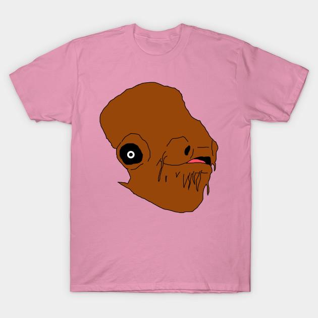T Shirt Women Admiral Ackbar Harajuku Print Kawaii Tshirt Summer Short Sleeve Female T-Shirt Top Tee