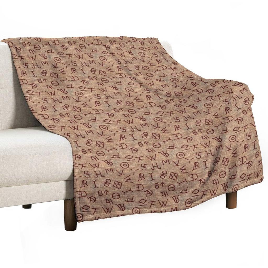 Cattle Brands Throw Blanket Multi-Purpose Luxury Custom Nap Blankets
