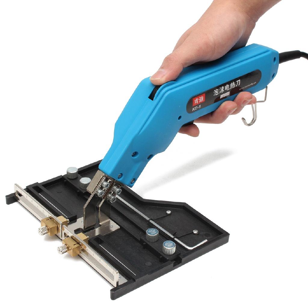 230 В/110 В электрический нож для резки пены с большой канавкой, нагревательный резак, электрический инструмент для резьбы по пене, электрический режущий нож, лезвие, прорезь