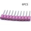 Power Tool-6Pcs 3mm Abrasive Mounted Grind Stone Rotary Tool For Wood Metal Mold Polishing