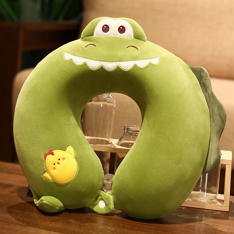 Dinosaur Chicken Plush Toys Little Yellow Chicken Doll Creative Spoof Doll Girl Sleeping Pillow Rag Doll