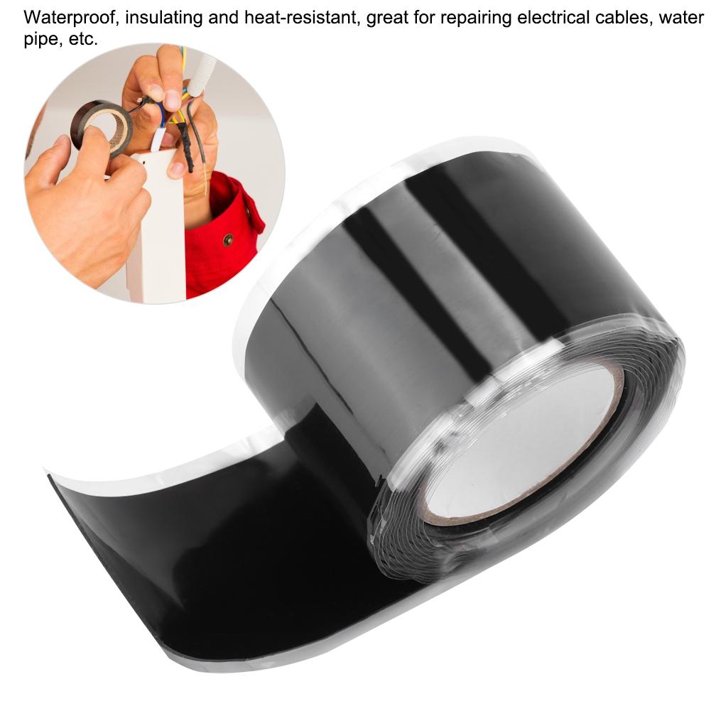 Электрические кабели Водонепроницаемая изоляция Термостойкая Самоклеящаяся Силиконовая лента 3 м
