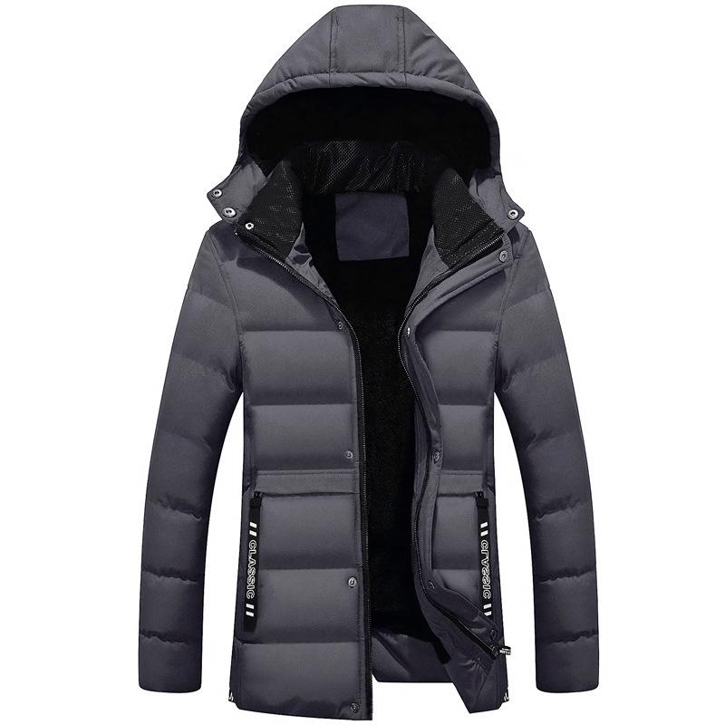 Men's Winter Jacket and Coat Cotton Coat Parka Jacket Men's Windproof Thick Warm Man's Jacket
