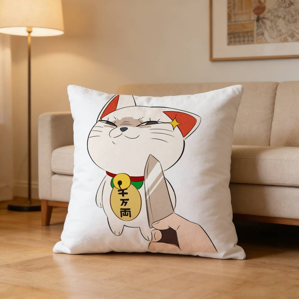 Turbo Granny cat Pillow Case for Sofa Living Room Home office Decor Protective Cover