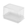 Butter Cutting Dish with Lid PP Rectangular Butter Container Accurate Cutter Box for Freezer Counter