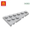 Нетоксичный 62 шт./лот 54383 Клин-пластина Правая пластина 3x6 с углом Строительные блоки Moc Цветные аксессуары Совместимые с деталями Brick