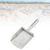 Stainless Steel Sand , Sieve Comfortable Handle,Digging,Sturdy,Sand Sifter Metal for Clams Beach