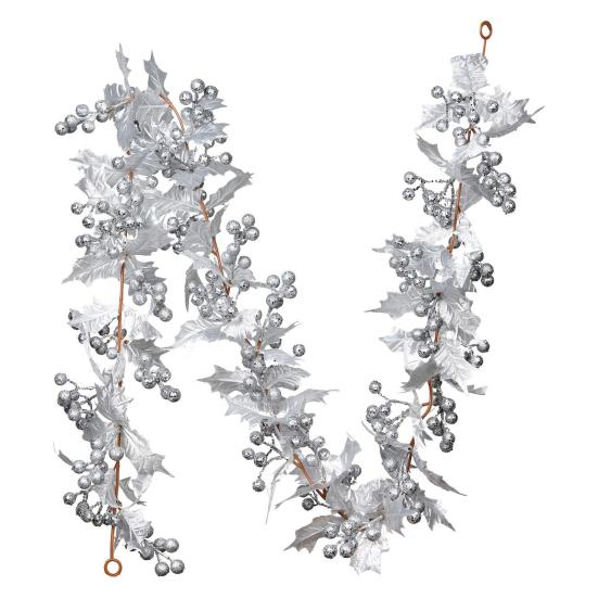 Рождественский блестящий лист-трость, праздничный имитационный дизайн, кулон, декоративный, экологически чистый, золотой, серебряный, декор из ротанга