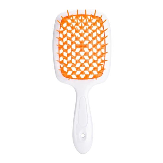 Detangling Hair Brush Hollow Ergonomic Handle Scalp Massage Women Girls Wet Dry Long Curly Fluffy Hair Styling Comb Hairdressing Tool