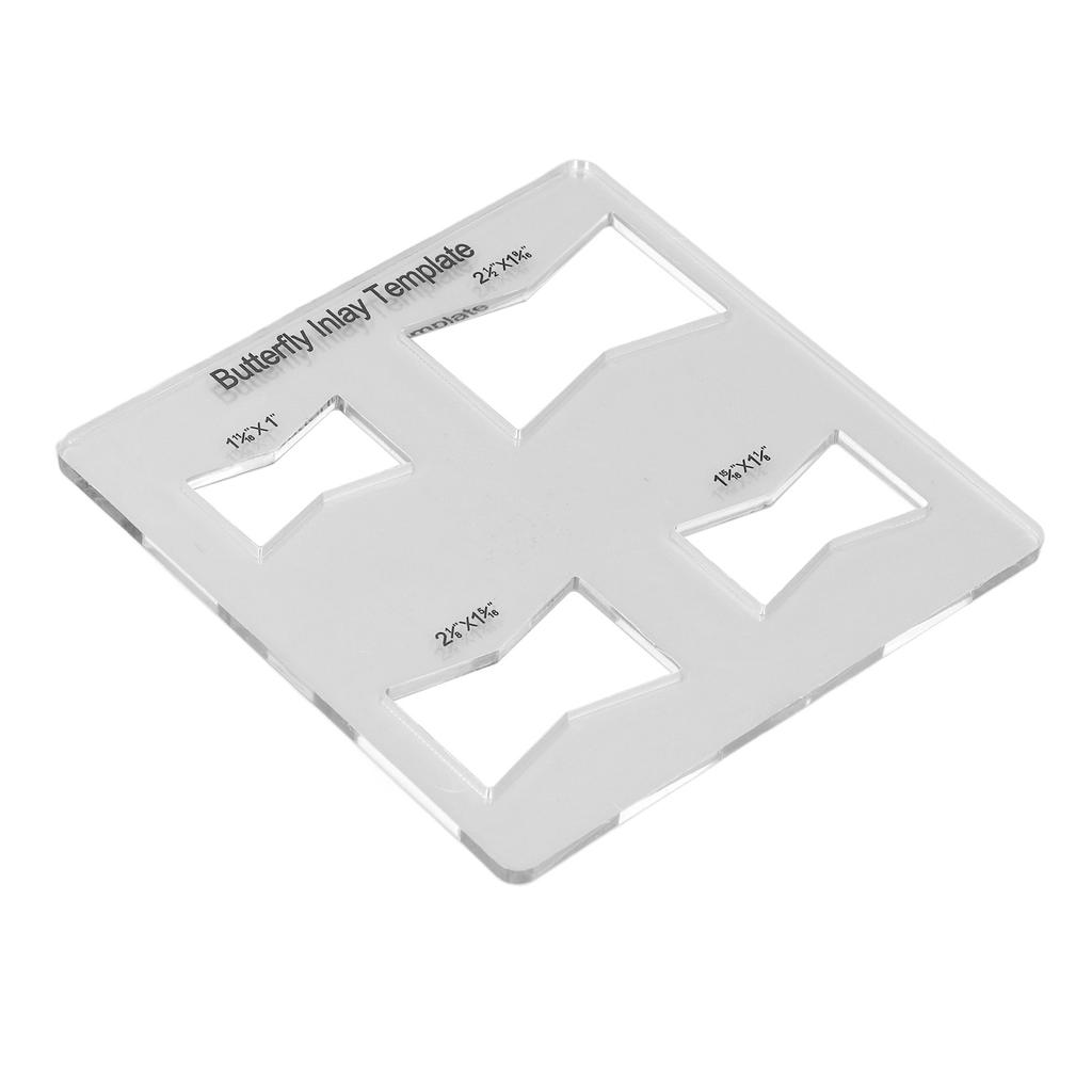 Шаблон для инкрустации бабочкой Акриловый шаблон для фрезера-бабочки для деревообработки Ремонт мебели Усиление