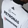 adidas X Mercedes-Amg Petronas F1 Team Удобная простая мягкая футболка с коротким рукавом для гонок, мужские топы, белые, черные JX5798