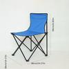 1 шт., складной стул для улицы, тканевая спинка, встроенный пляжный стул для кемпинга и рыбалки, портативный стул для рыбалки, складной стул для студентов-искусствоведов, эскизов