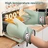 1Pc Insulation Gloves Suspension Heat Resistant Anti-scald Oven Baking Hot Pot Mitts for Bakery