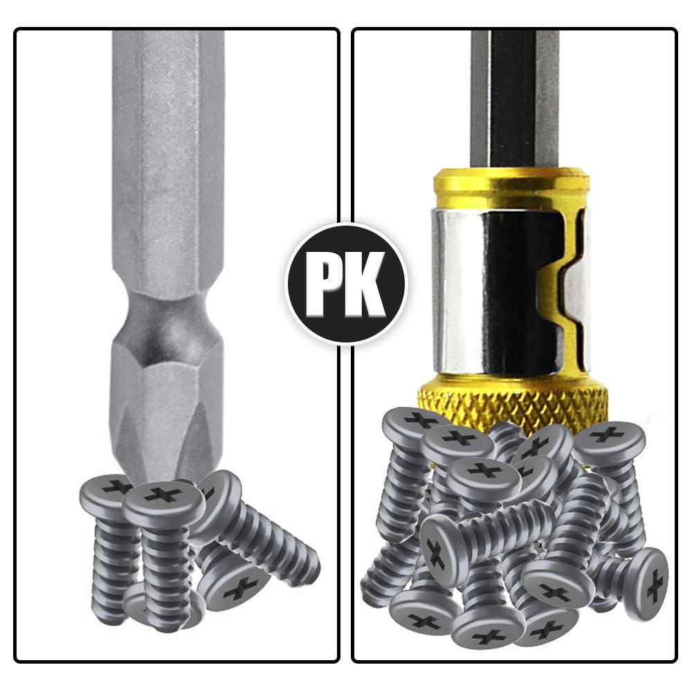 3 Pcs Magnetic Screw Bit Holder Alloy Electric Screwdriver Bits Head Magnetized Ring Anti-Corrosion for Phillip Bit Magnetizer