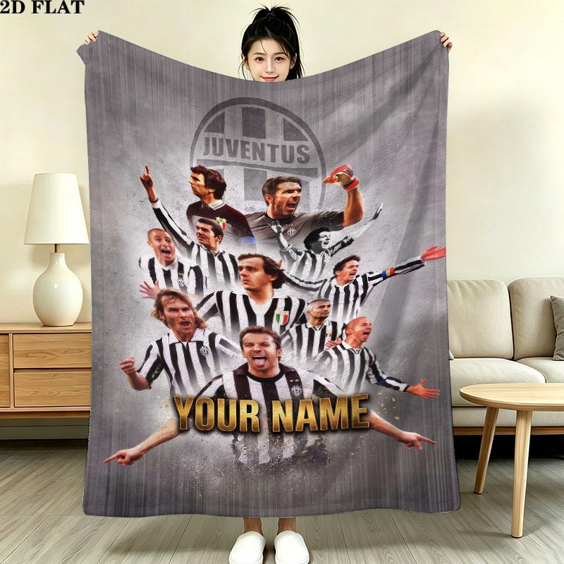 Custom Juve Blanket, High quality Comfortable for All Seasons, Home Decor, Warmth and Comfort