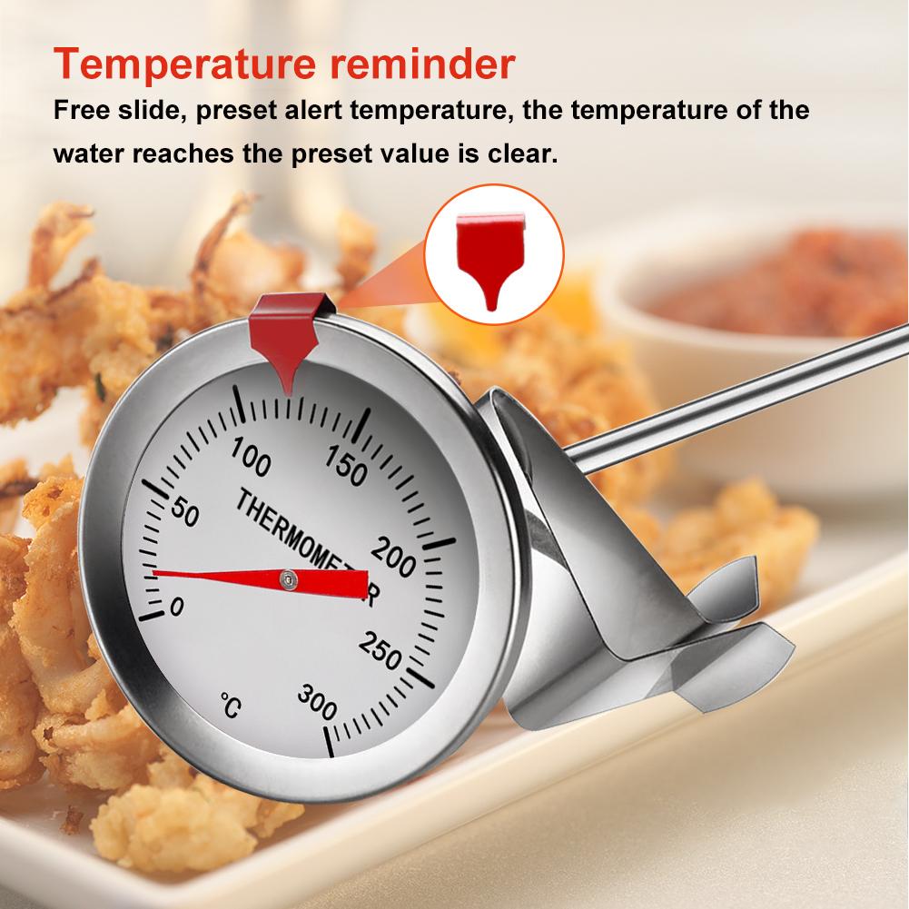 Мгновенный термометр для еды, приготовление пищи, кухня, барбекю, жареный датчик температуры, измеритель, нержавеющая сталь, 150 мм/300 мм