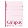 KOKUYO No-201A Campus Notebook A4 A-lined 7mm 40 Sheets Summary Set [3 Pieces]