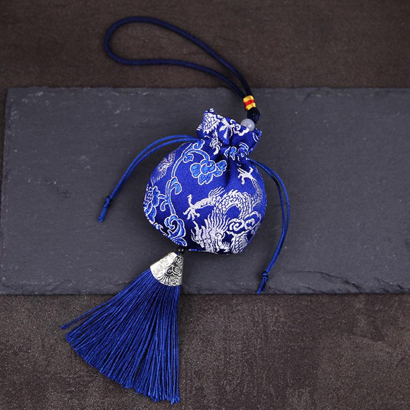 Ancient Style Lavender & Mugwort Sachet - Dragon Boat Festival Mosquito Repellent Pouch