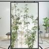 Китайский стиль бамбуковый пейзаж приватная оконная пленка бамбуковое искусство витражная пленка матовое окно статическое прилипание стеклянные наклейки