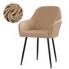 Bar High Arm Chair Cover Elastic Velvet Fabric Washable Dining Chair Slipcovers Office Chair Covers Hotel Home Party