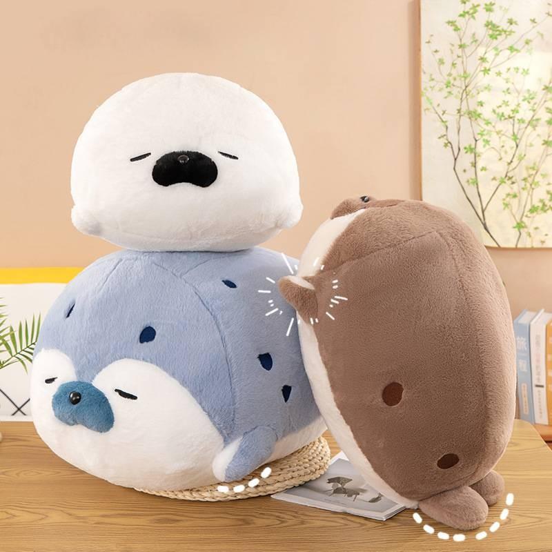 Plush Seal Toy Animal Pillow Cushion Sea Birthday Gift Bedroom Decoration Doll
