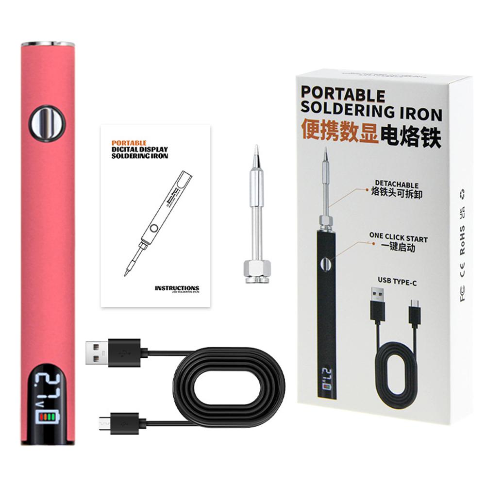 Портативный электрический паяльник, сварочный набор, регулируемое напряжение, электрический паяльник-ручка, аккумулятор 650 мАч, инструменты для ремонта пайки