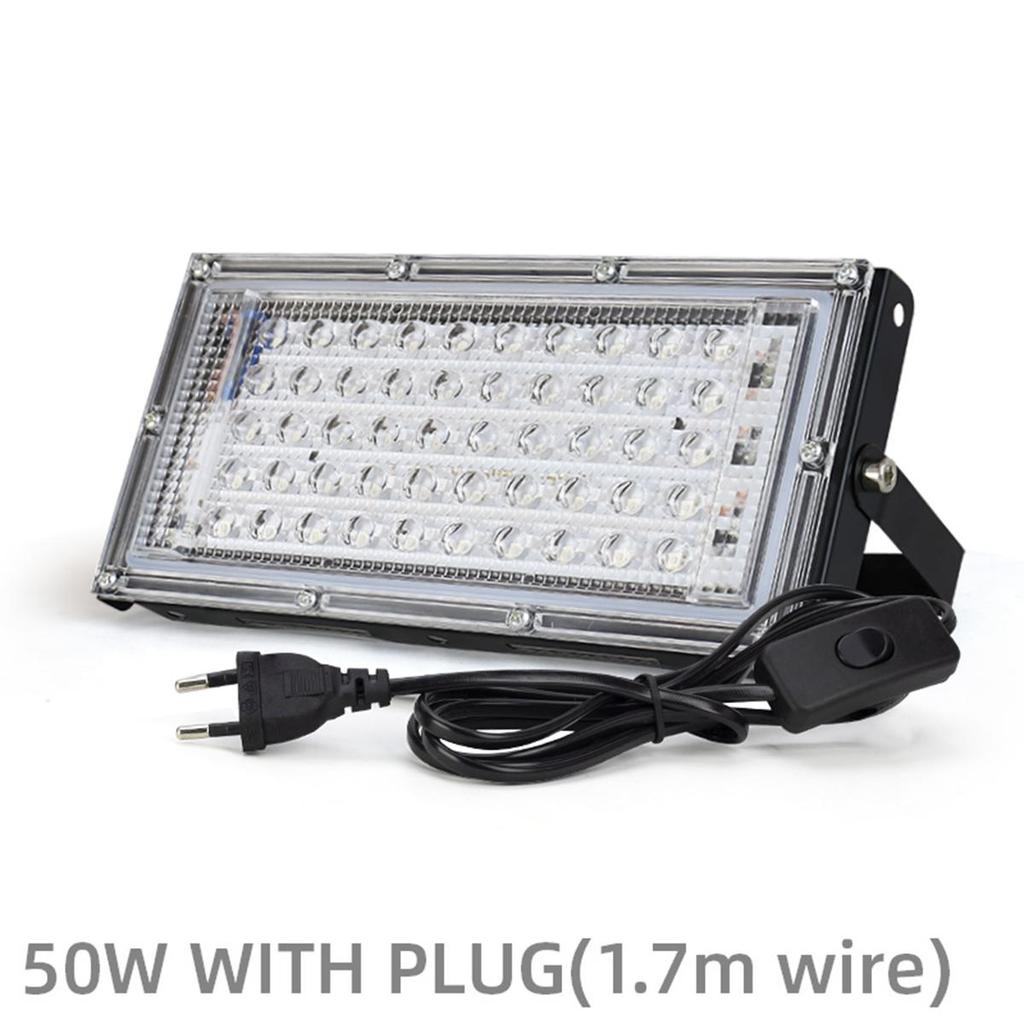 Светодиодный УФ-прожектор 50 Вт 100 Вт 395 нм Prosite Purple-light 240 В ультрафиолетовый свет ультрафиолетовая лампа прожекторы фиолетовый бактерицидный озон