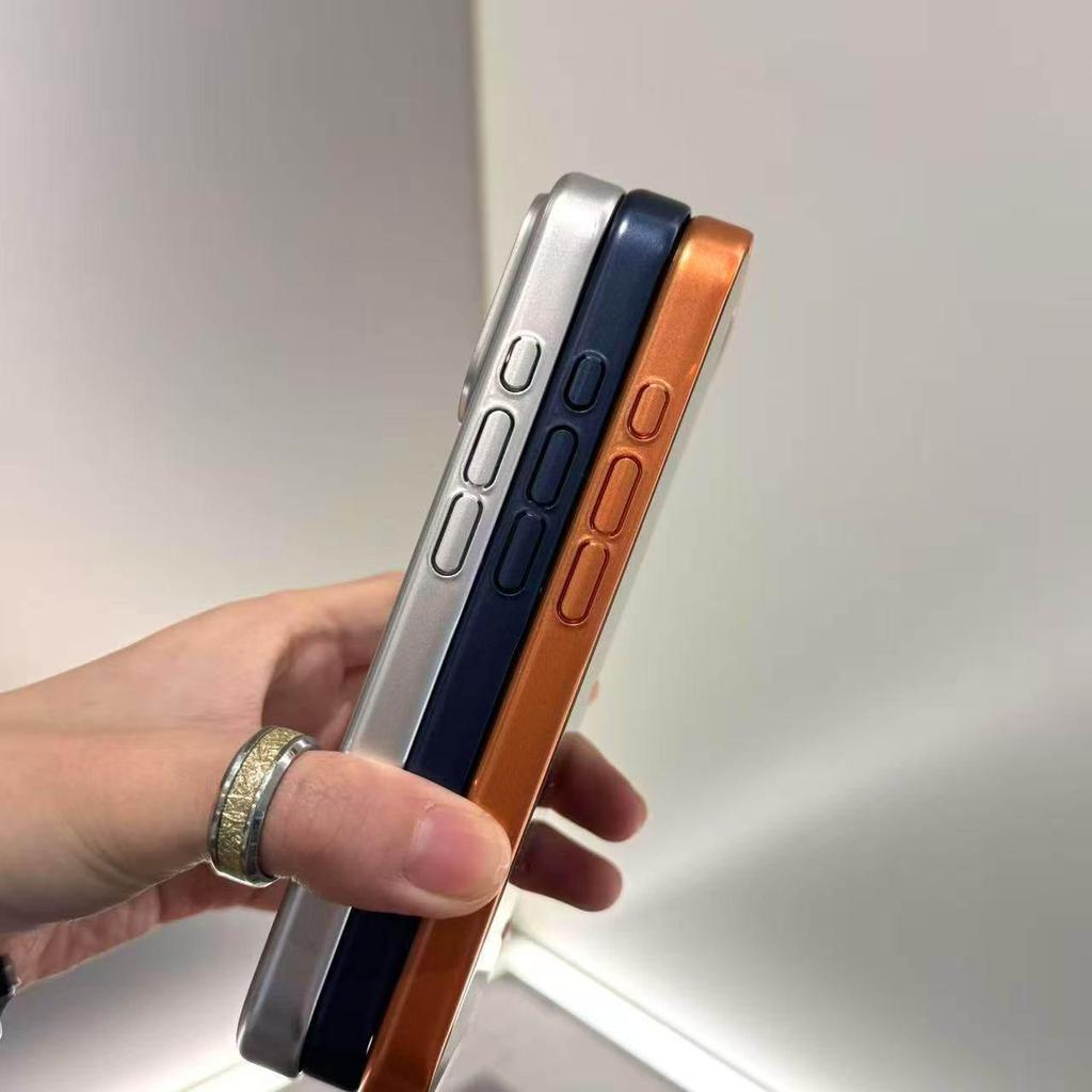 Электроplated Магнитный чехол iPhone17 Pro Max с защитой линз по всей площади для Apple 16PM Мгновенно преобразуется в 17.