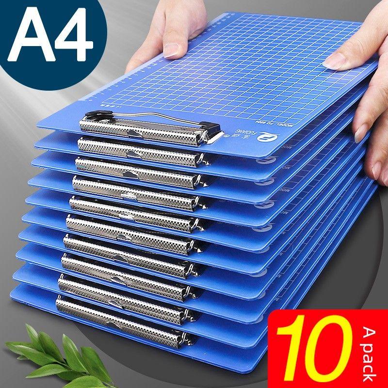 Approval Book Clip Multifunctional A5 Flat Board Nail Menu Plastic Writing Board Plate Holder Stationery Office Supplies Vertical Book for Students