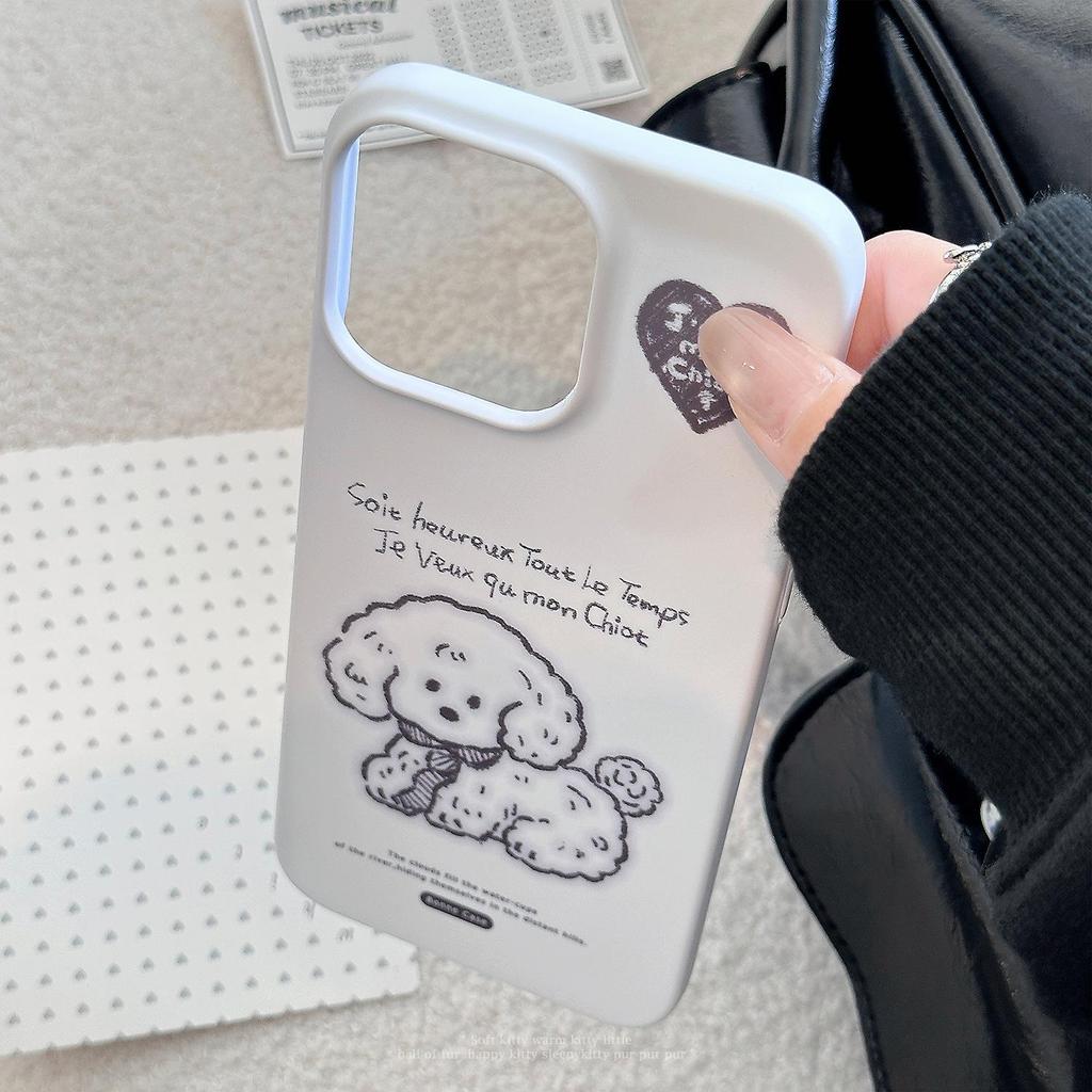 Мультяшный чехол с дудлами щенков для iPhone 17 iPhone 17 Pro Max