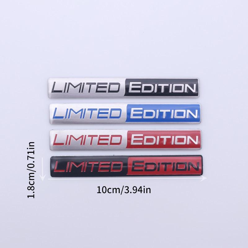 Limited Edition 3D Metal Logo for Car Front Emblem Side Mudget Rear Trunk Badge Universa Car Decoration Sticker