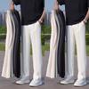 2024 Men's Trendy High Street Nine-Point Suit Pants - Large Size, Straight Fit