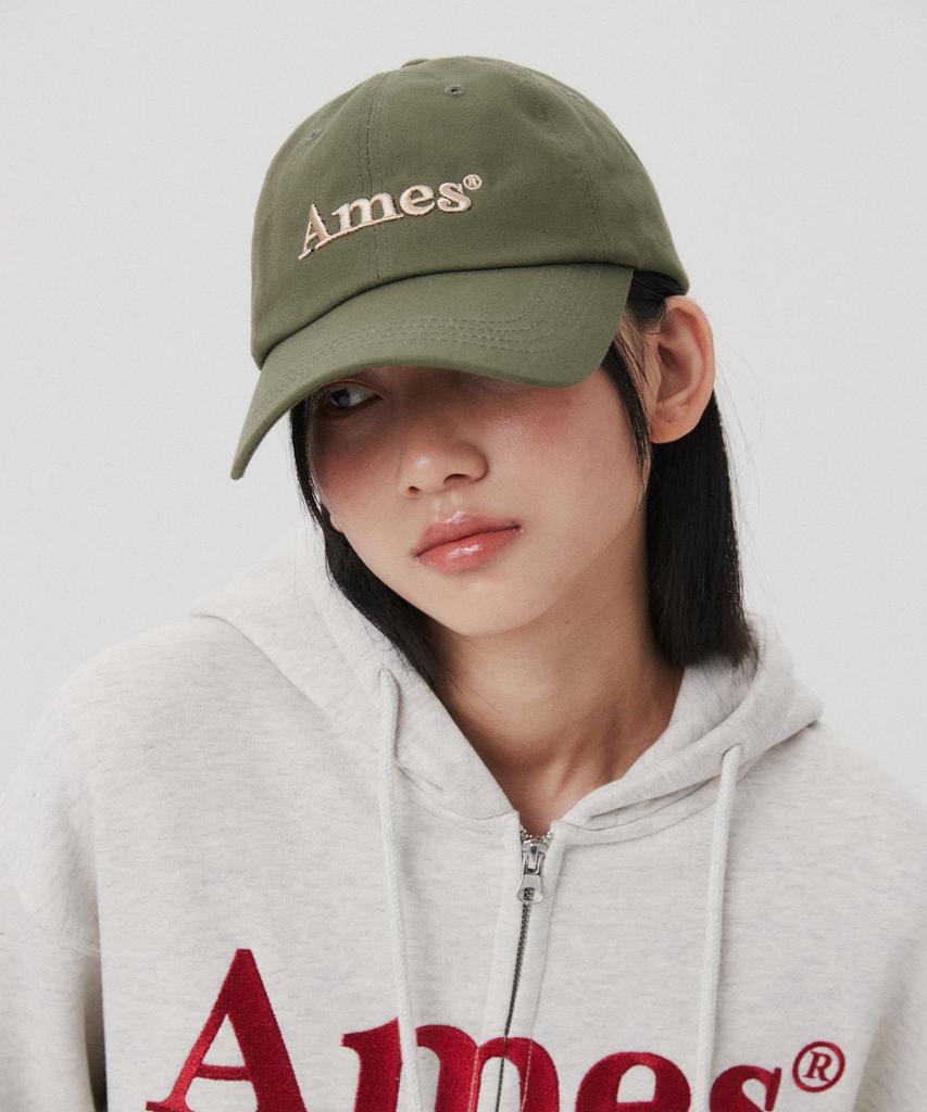 Кепка с базовым логотипом AMES-WORLDWIDE Хаки