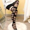 Готические чулки Лолиты для женщин Ультратонкие прозрачные шелковые носки До бедра Длинные носки Y2k Девушки Гольфы до колена Чулки