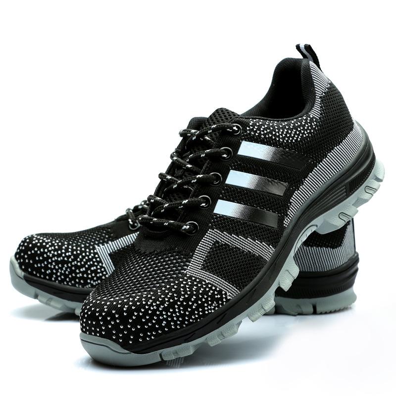 Обувь для страхования труда, повседневная мода, ударопрочная, ударопрочная и износостойкая рабочая обувь, защитная обувь