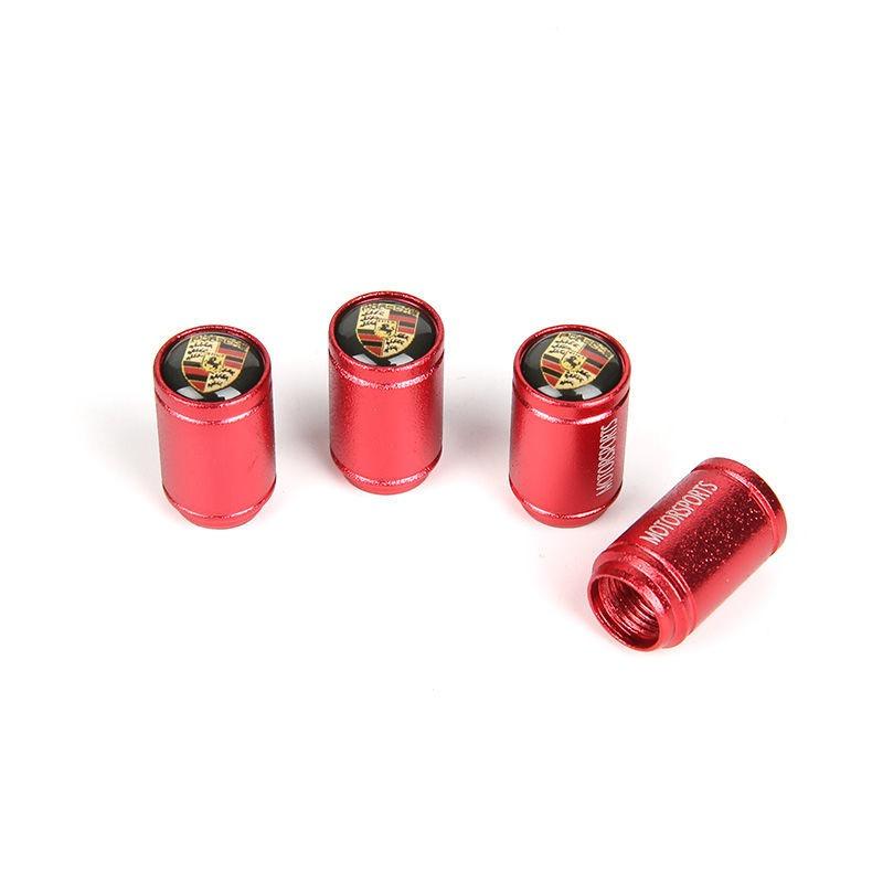 4 шт. Колпачки для клапанов колес автомобиля из алюминиевого сплава, Крышки штоков шин для Porsche Panamera Macan 911 718 Taycan Boxster Cayman 918 Pajun