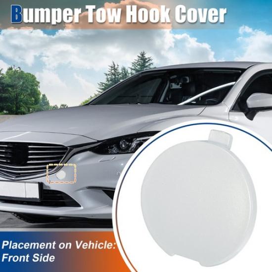 Накладка буксировочного крюка переднего бампера автомобиля для Mazda 6 2014-2016 № GHP950A11A Белый