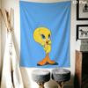 Tweety Bird Wall Tapestry Aesthetic Wall Hanging Printed Fabric Blanket Decorative Tapestries for Bedroom Living Room Home Decor